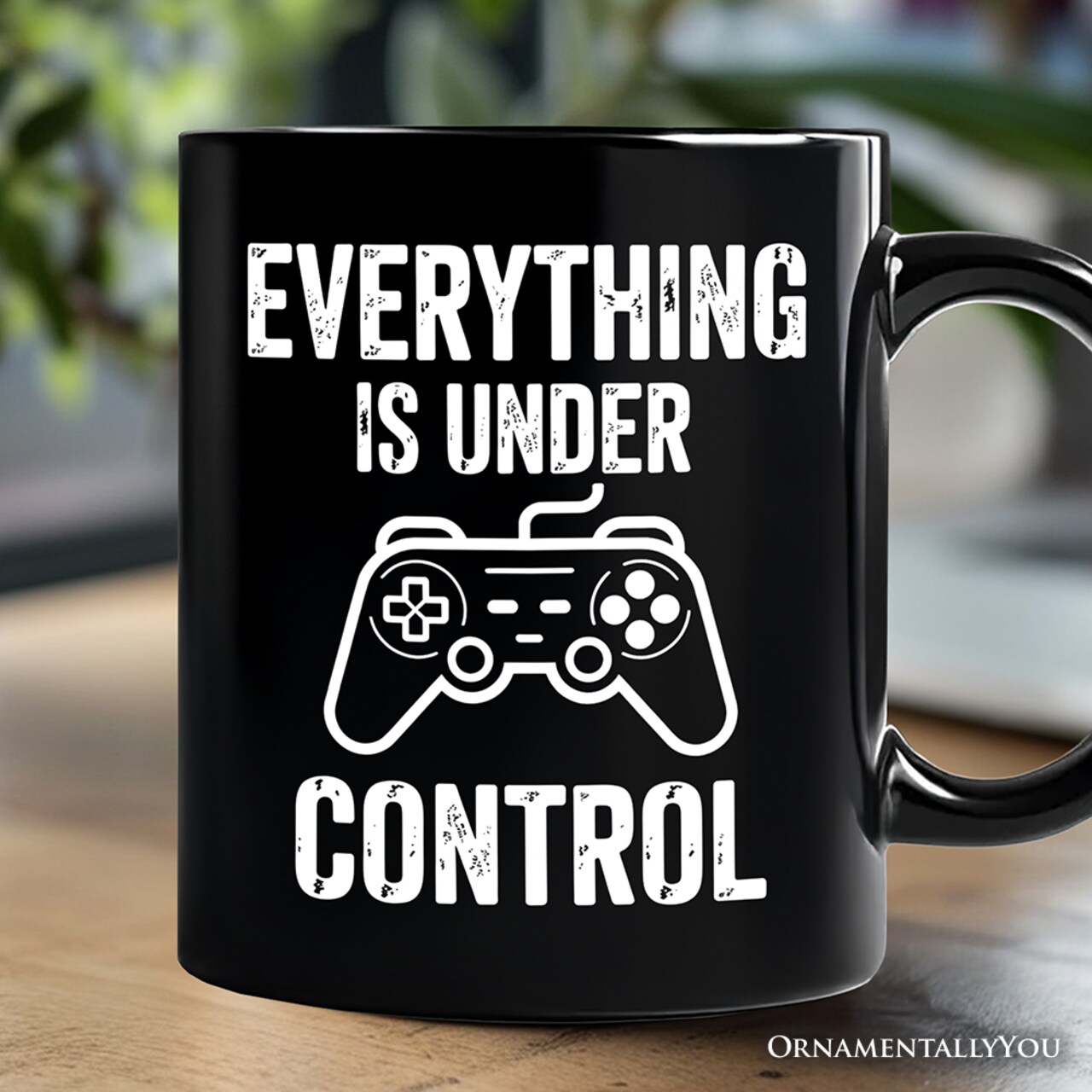 Everything Is Under Control Gamer Mug, Funny Video Game Controller Gift